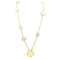 Collier Sautoir Van Cleef & Arpels, "Magic Alhambra", or jaune et nacre. 58 Facettes 35553