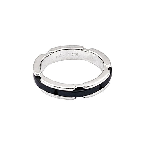 Bague 53 Bague Chanel, "Ultra", or blanc, céramique noire. 58 Facettes 35573