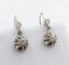 Boucles d'oreilles Dormeuses Art déco en or blanc 18k et diamants taille brillant 58 Facettes A07092