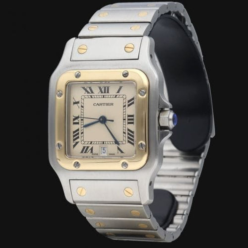 Montre Cartier Montre Santos De Cartier Galbee 58 Facettes MT45638