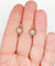 Boucles d'oreilles Dormeuses anciennes en or 18k et platine, diamants taille rose 58 Facettes A07093