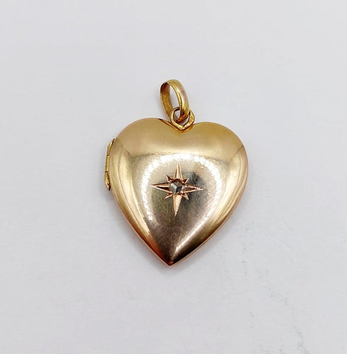 Pendentif Pendentif porte-photo Art nouveau en or rose 18k et diamant 58 Facettes A07094