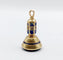 Pendentif Pendentif sceau antique en or 18 k avec agate gravée, émail bleu et perles 58 Facettes A07099