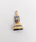Pendentif Pendentif sceau antique en or 18 k avec agate gravée, émail bleu et perles 58 Facettes A07099