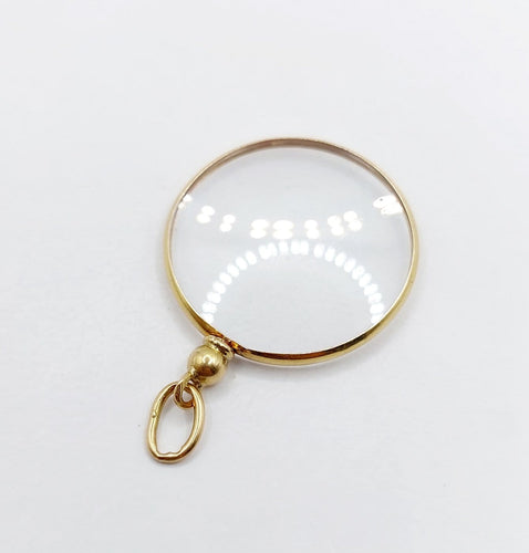 Pendentif Pendentif porte-photo rond en or 18k (circa 1900) 58 Facettes A07102