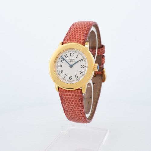 Montre Cartier Must Ronde - Montre SM à cadran ivoire chiffres arabes 58 Facettes 513
