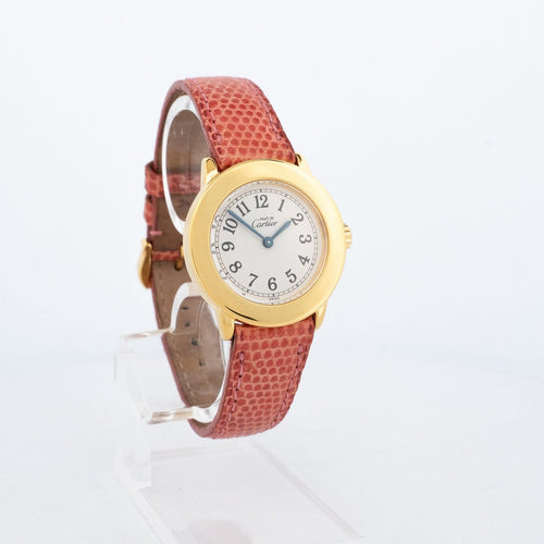 Montre Cartier Must Ronde - Montre SM à cadran ivoire chiffres arabes 58 Facettes 513