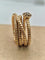 Bague 56 Crivelli - Bague tubogas en or rose 18 ct et diamants 58 Facettes CV-047