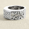 Bague 54 Carrera y Carrera - Bague en or blanc et diamants 58 Facettes 61E00466