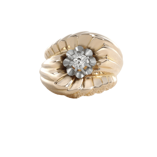 Bague 54 Tourbillon 1950 - Bague en or rose et diamant 58 Facettes OC-61E00524
