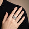 Bague 55 Bague Hermès Collier de Chien Argent 58 Facettes 61J00140