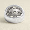 Bague 58 Croisillon - Bague en or blanc et diamants 58 Facettes 61E00458