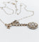 Collier Collier Art déco en or blanc 18k et platine, diamants taille rose 58 Facettes A07032