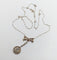 Collier Collier Art déco en or blanc 18k et platine, diamants taille rose 58 Facettes A07032