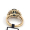 Bague 48 Bague en or jaune 18 ct avec saphir et diamants 58 Facettes 318/26 B 140/26