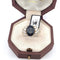 Bague 48 Bague en or jaune 18 ct avec saphir et diamants 58 Facettes 318/26 B 140/26