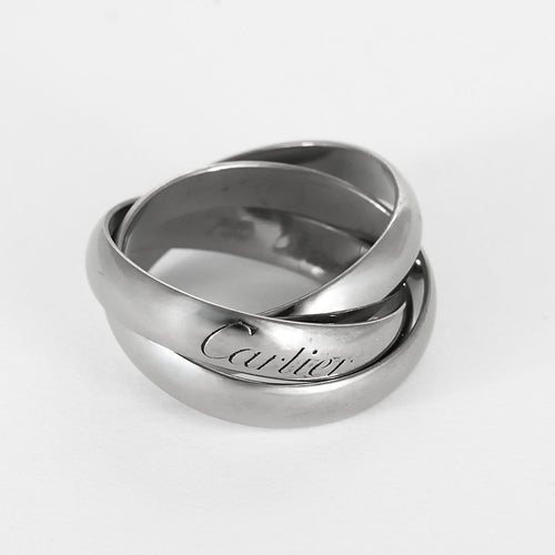 Bague 46 Cartier - Trinity - Bague en Or blanc . Vintage. 58 Facettes 260262