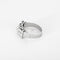 Bague 59 Bague en or gris et diamants 58 Facettes 260238