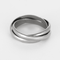 Bague 64 Cartier Trinity Vintage - Bague en Or blanc trois anneaux 58 Facettes 260284