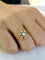 Bague 53 Bague en or rose 18 carats avec diamants taille brillant 58 Facettes id: 1755436