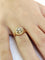 Bague 53 Bague en or rose 18 carats avec diamants taille brillant 58 Facettes id: 1755436