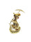 Broche Broche écureuil articulée en or champagne et rubis synthétiques 58 Facettes id: 1755465