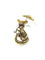 Broche Broche écureuil articulée en or champagne et rubis synthétiques 58 Facettes id: 1755465