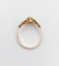 Bague 52 Bague toi et moi Art nouveau en or jaune 18 carats et perles 58 Facettes A07003