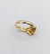 Bague 52 Bague toi et moi Art nouveau en or jaune 18 carats et perles 58 Facettes A07003