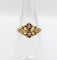 Bague 52 Bague toi et moi Art nouveau en or jaune 18 carats et perles 58 Facettes A07003