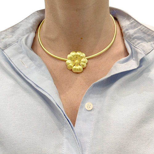 Collier Collier Lalaounis "Fleur" en or jaune. 58 Facettes 35422