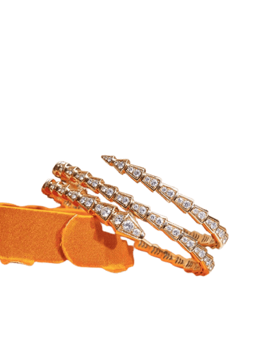Bracelet Bvlgari Serpenti Viper - Bracelet en or rose et diamants 58 Facettes Jnci29