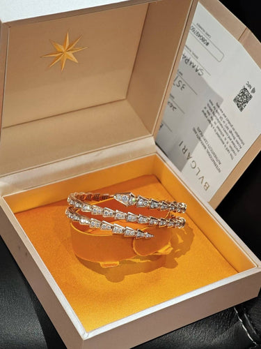 Bracelet Bvlgari Serpenti Viper - Bracelet en or rose et diamants 58 Facettes Jnci29