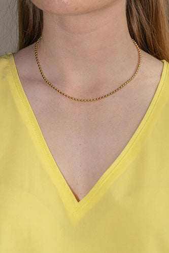 Collier Collier Maille boule Or jaune 58 Facettes 5359805CN