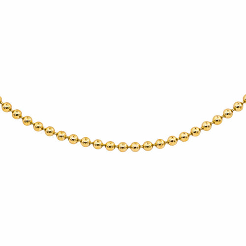 Collier Collier Maille boule Or jaune 58 Facettes 5359805CN