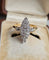Bague 52 Bague marquise vintage en or jaune et blanc 18 carats et diamants 58 Facettes 678