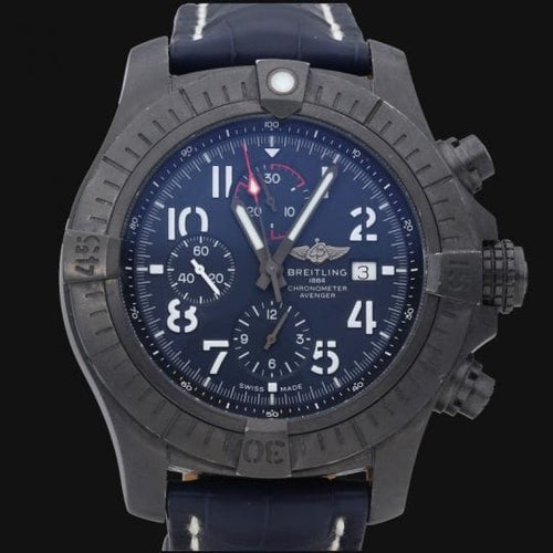 Montre Breitling Montre Super Avenger Chronograph 48 Night Mission 58 Facettes MT46223