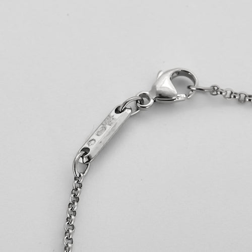 Collier Chopard -  Happy Diamonds - Collier en or gris et diamant 58 Facettes B260140
