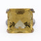 Bague 52 Bague vintage « Villa » - Béril et diamants en or 18 kt 58 Facettes AN632 (00829)
