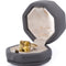 Bague 52 Bague vintage « Villa » - Béril et diamants en or 18 kt 58 Facettes AN632 (00829)