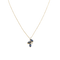 Collier en or jaune, saphirs et diamants