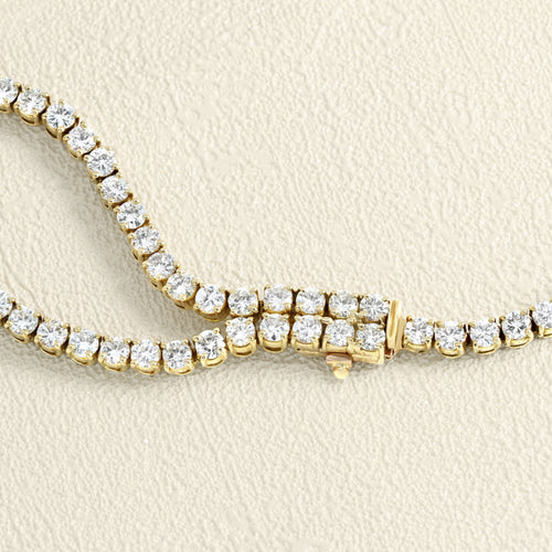 Collier Collier de haute joaillerie en or jaune et diamants 58 Facettes OC-63700143