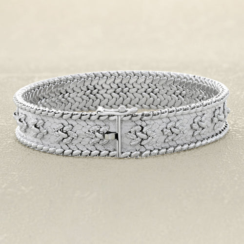 Bracelet Bracelet ruban - Bracelet en or blanc 58 Facettes OC-62000316