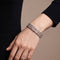 Bracelet Bracelet rigide en or blanc et diamants 58 Facettes 62800045