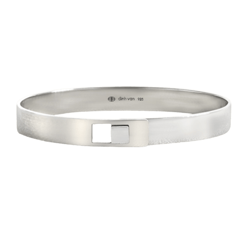 Bracelet dinh van Serrure Cube - Bracelet jonc en argent 925 58 Facettes 66200009