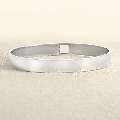 Bracelet dinh van Serrure Cube - Bracelet jonc en argent 925 58 Facettes 66200009