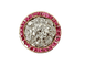 Bague 56 Bague Art déco en or 18 carats, diamants taille ancienne et rubis 58 Facettes Bague 003