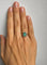 Bague 48 Bague vintage - Émeraude et diamants en or jaune 18 carats 58 Facettes Bague 004