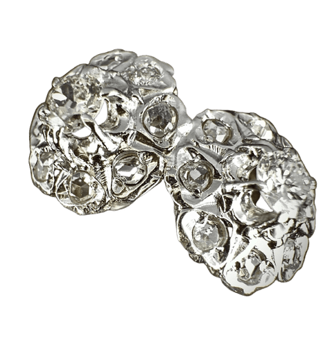 Bague 51 Bague Toi & Moi florale en or 18 carats et diamants 58 Facettes Bague 005