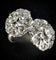 Bague 51 Bague Toi & Moi florale en or 18 carats et diamants 58 Facettes Bague 005